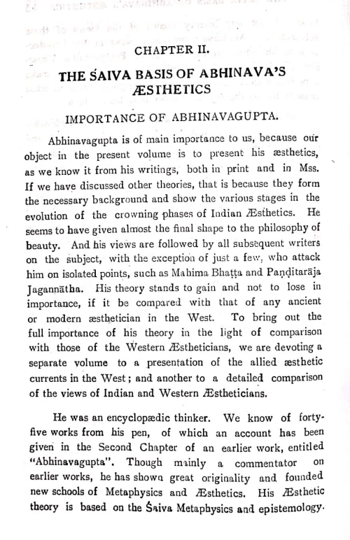 Comparative Aesthetics ( Indian Aesthetics) Vol I